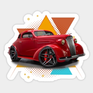 1937 Hot Rod Sticker